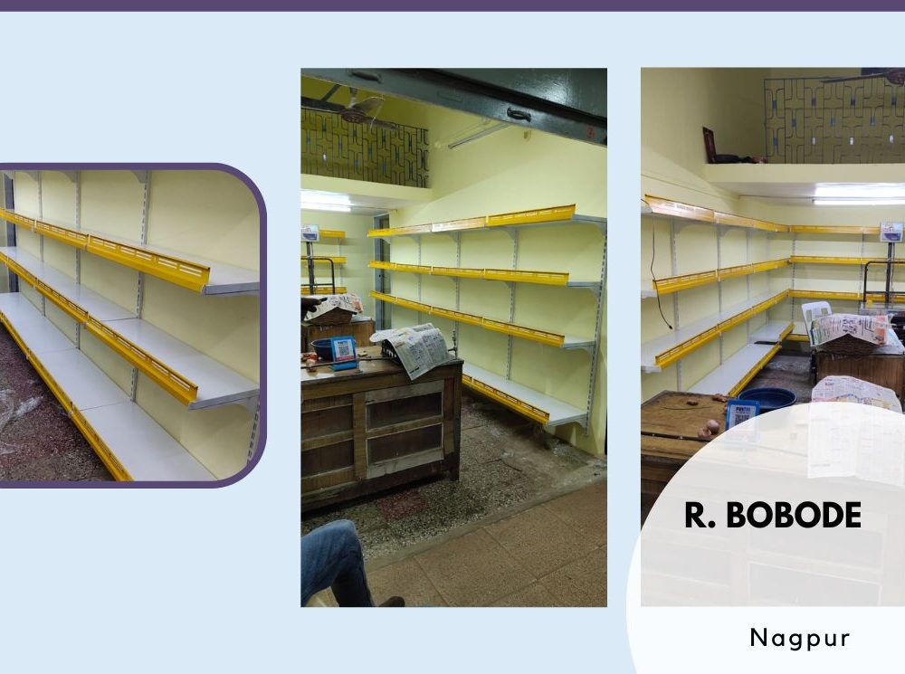 Nagpur display racks by Modura for efficient store shelving