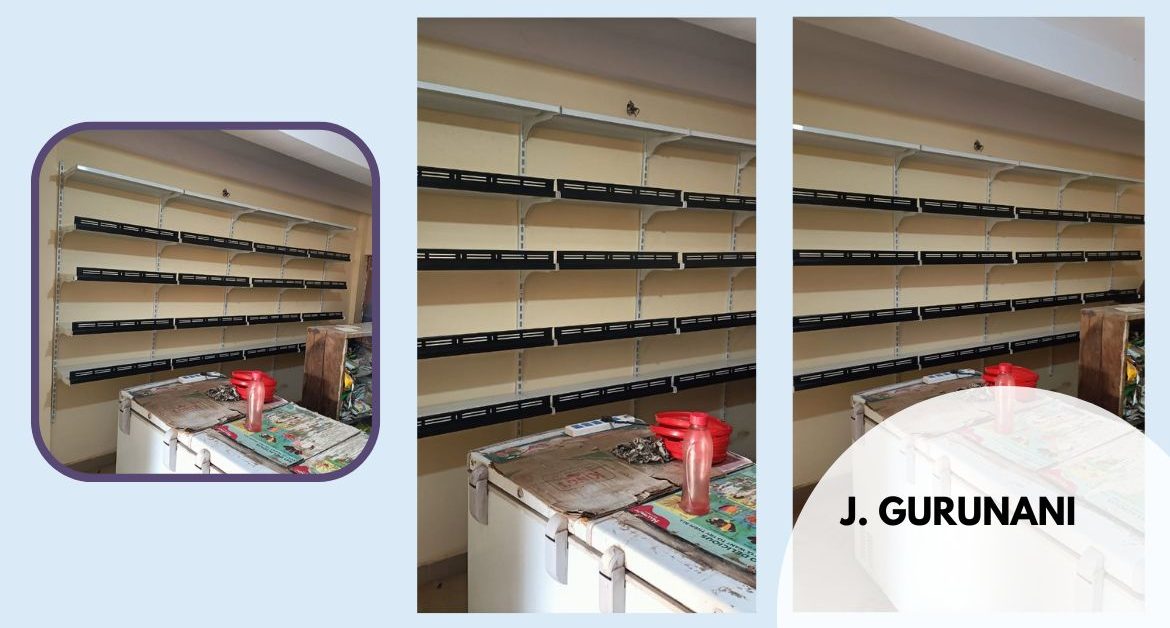 racks designed for efficient product storage in retail spaces