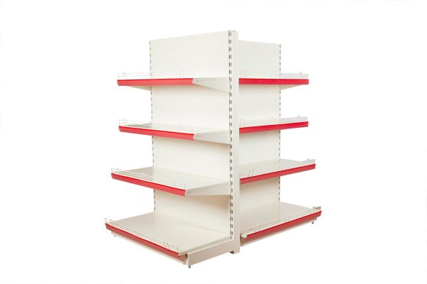 Supermarket end racks for efficient product display