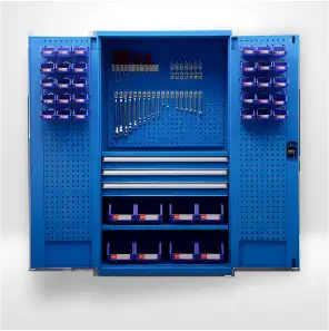 Heavy-Duty Metal Garage Storage Tool Cabinet with Drawers