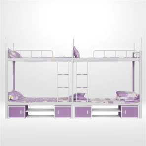 Double Twin Bunk Bed with storage