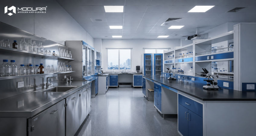 Stainless Steel vs. Powder-Coated Lab Furniture — Which Is Right for Your Lab?  